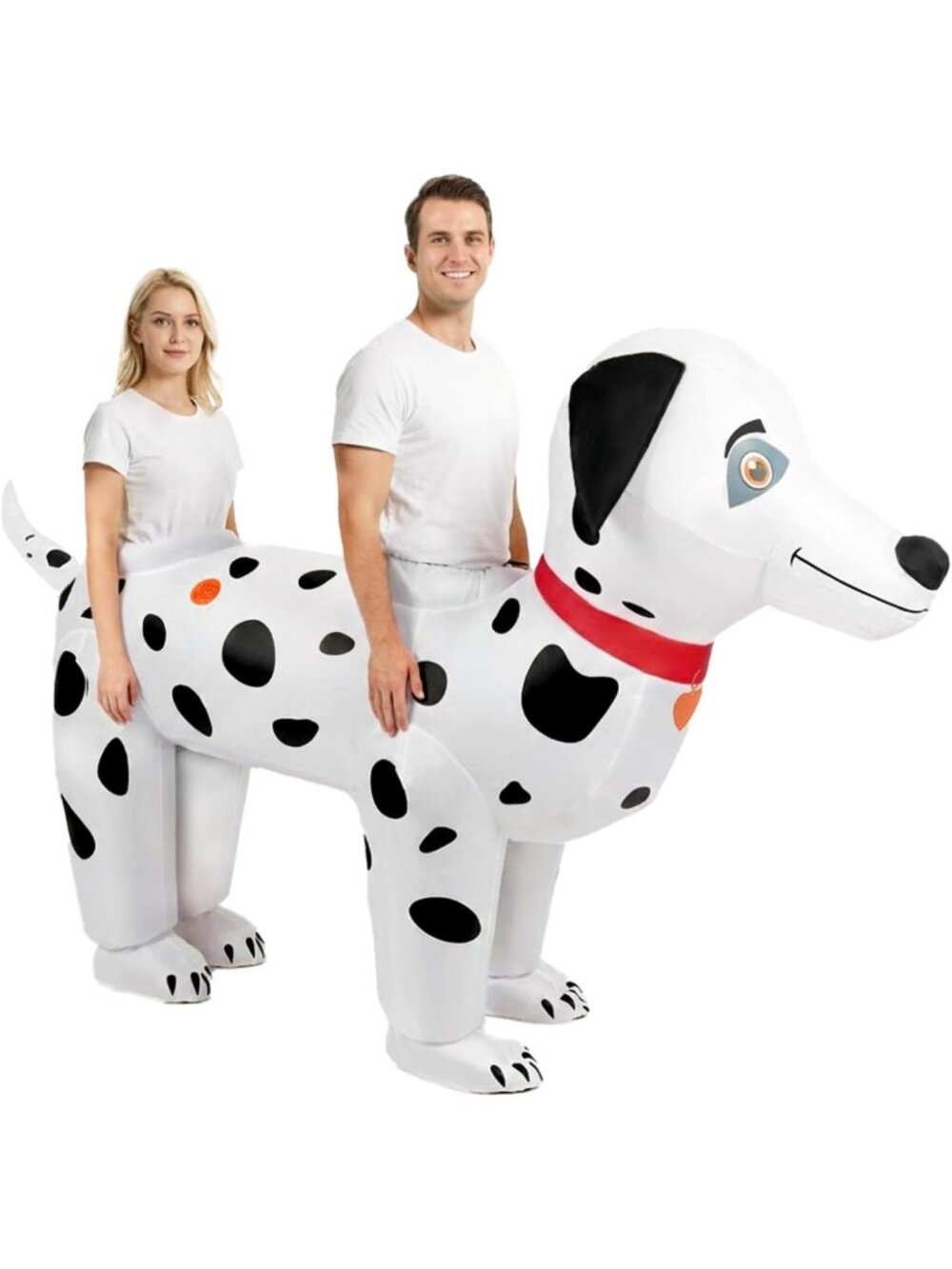 Inflatable Dachshund Dog Costume - 8.36 Ft Funny Couples Halloween Suit for